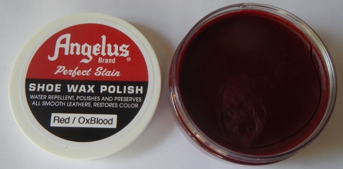 Angelus Shoe Wax Polish RedOxblood